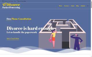 Divorce Packet Processing, LLC website