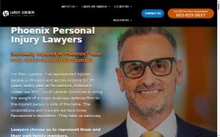 Lamber Goodnow Injury Lawyers website