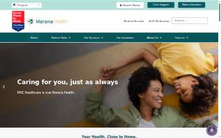 Marana Health website