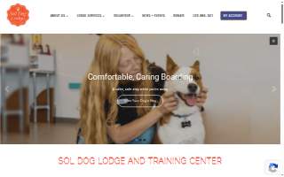 Sol Dog Lodge and Training Center of Marana website