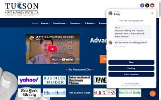 Tucson Foot and Ankle Institute of Marana website
