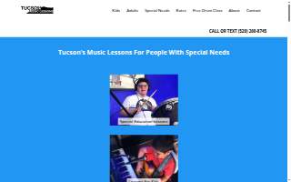 Tucson Music Lessons of Marana website