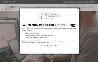 Better Skin Dermatology - Maricopa website