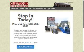 Chitwood Feed & Hardware website