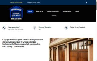 Copagrande Garage website