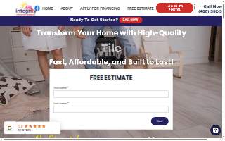 Integrity Precision Flooring website