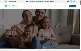 Maricopa Dental Center website