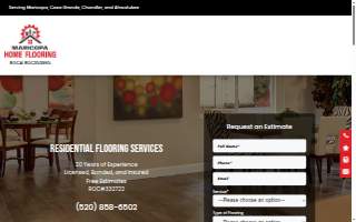 Maricopa Home Flooring website