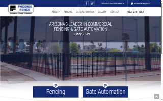 Phoenix Fence Company of Maricopa website