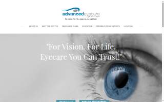Advanced Eyecare of Arizona website