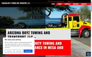 Arizona Boyz Towing and Transport, LLC website