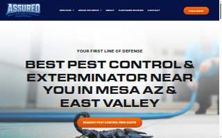 Assured Pest Control & Termite Treatment Mesa AZ website