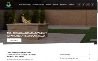 Better Life Landscape and Design website