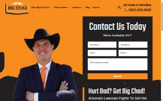 Big Chad Law Injury & Accident Lawyers website