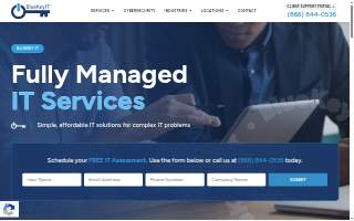 BlueKey IT Services website
