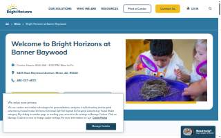 Bright Horizons at Banner Baywood website