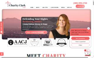 Charity Clark Law website