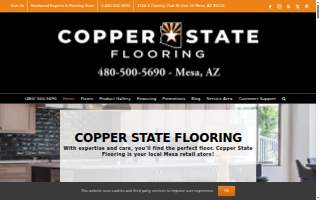 Copper State Flooring, LLC website