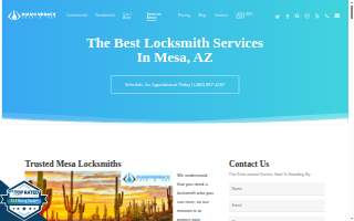 Diamondback Lock and Key of Mesa website