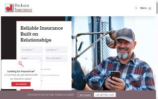 Dickson Insurance Inc website