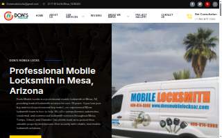 Don's Mobile Locks website