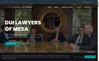 DUI Lawyers of Mesa website
