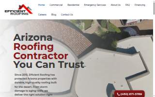 Efficient Roofing website