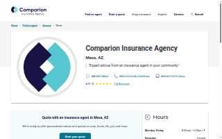 Eric Abrams Insurance Agent - Comparion Insurance Agency website