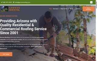 German Roofing website