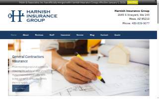 Harnish Insurance Group website