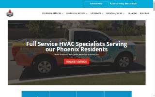 Heath's Air LLC website