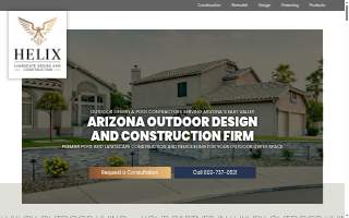 Helix Landscape Design and Construction website