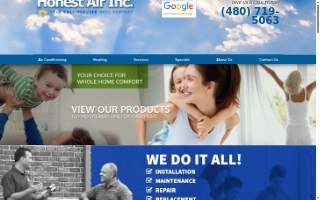 Honest Air Inc. website
