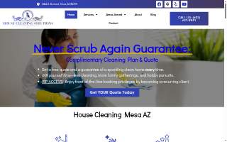 House Cleaning Solutions website