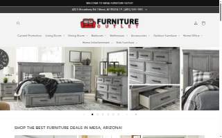Mesa Furniture Outlet website