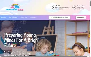 Munchkins' Place Learning Center website