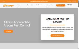 Orange Pest Control website