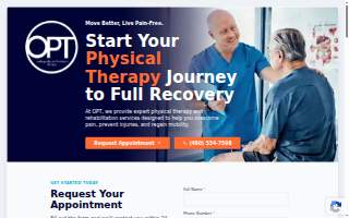 Orthopedic Performance Therapy website