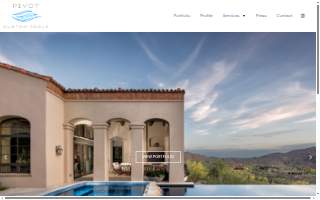 Pivot Custom Pools website