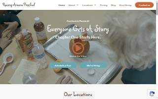 Raising Arizona Preschool Mesa website