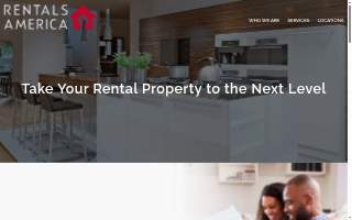 Rentals America website
