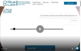 Rilus Law website