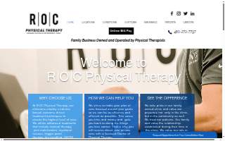 ROC Physical Therapy website