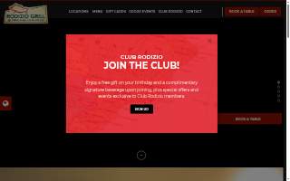Rodizio Grill - Mesa website