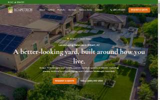 Scape Tech Landscape & Design website