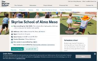 Skyrise School of Alma Mesa website
