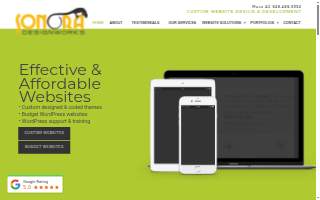 Sonora DesignWorks website