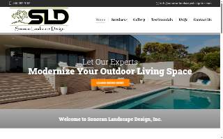Sonoran Landscape Design website