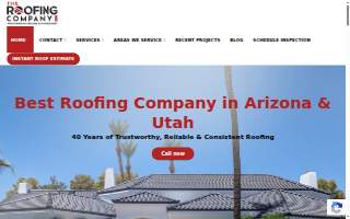The Roofing Company website