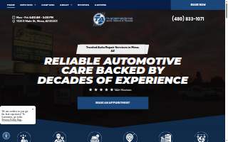 Thompson's Auto Repair & Towing website